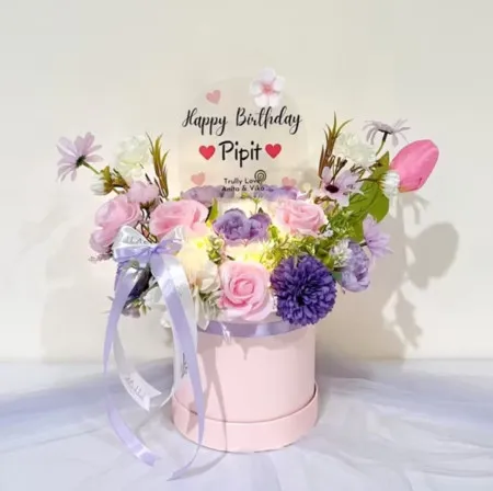 Bloom Box Akrilik Ucapan Ulang Tahun Kabupaten Pati